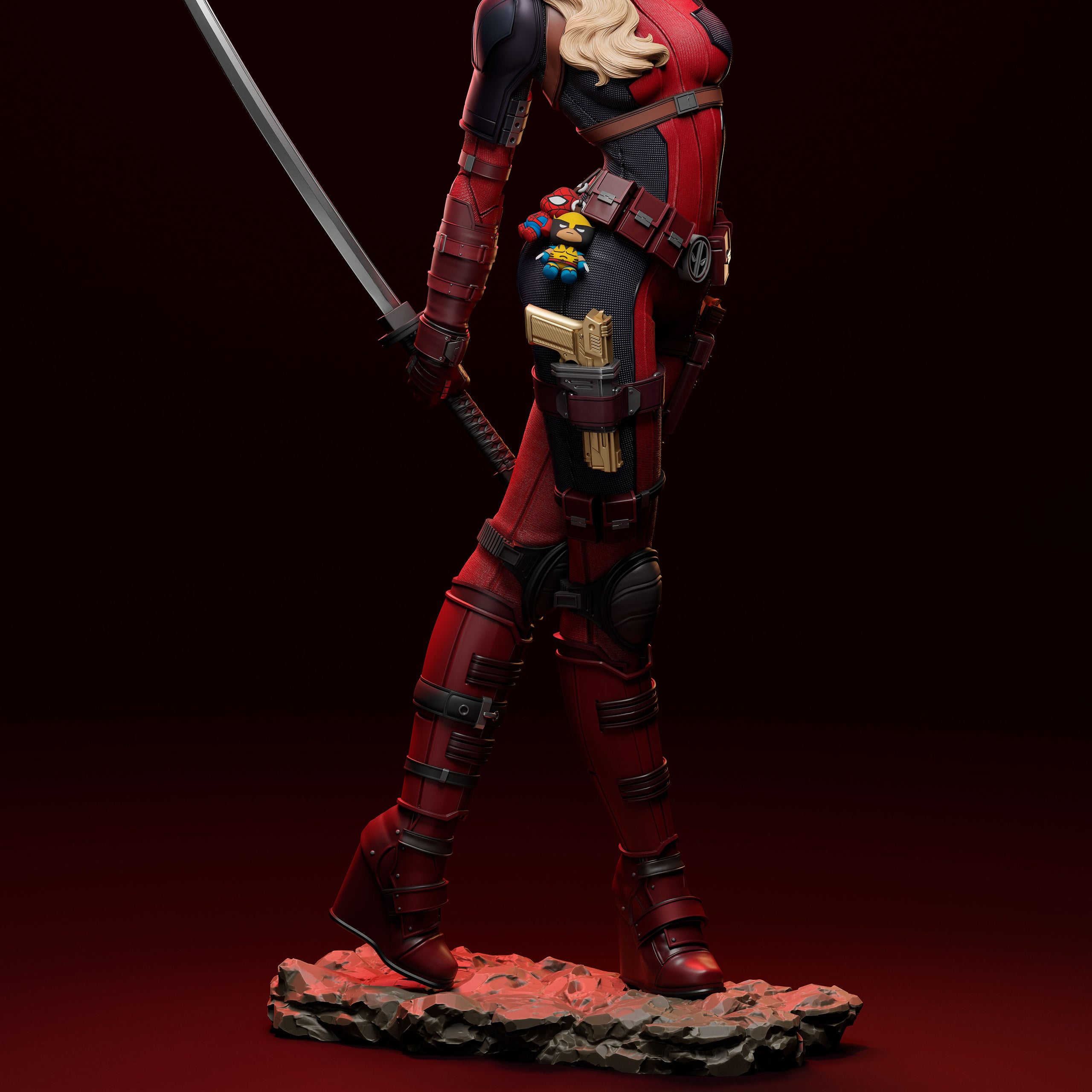 The Mercenary Heroine Statue