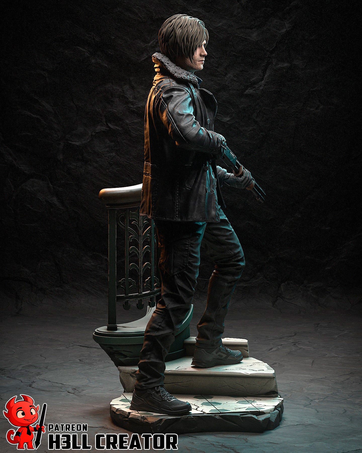 Survival Horror Agent Statue