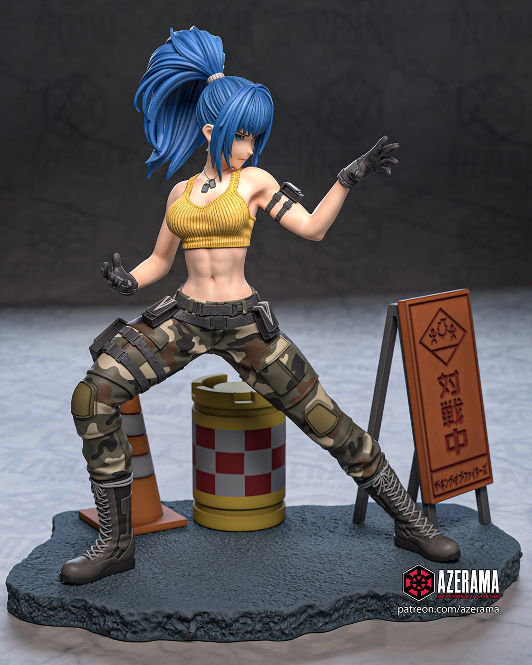 Silent Moonblade Statue