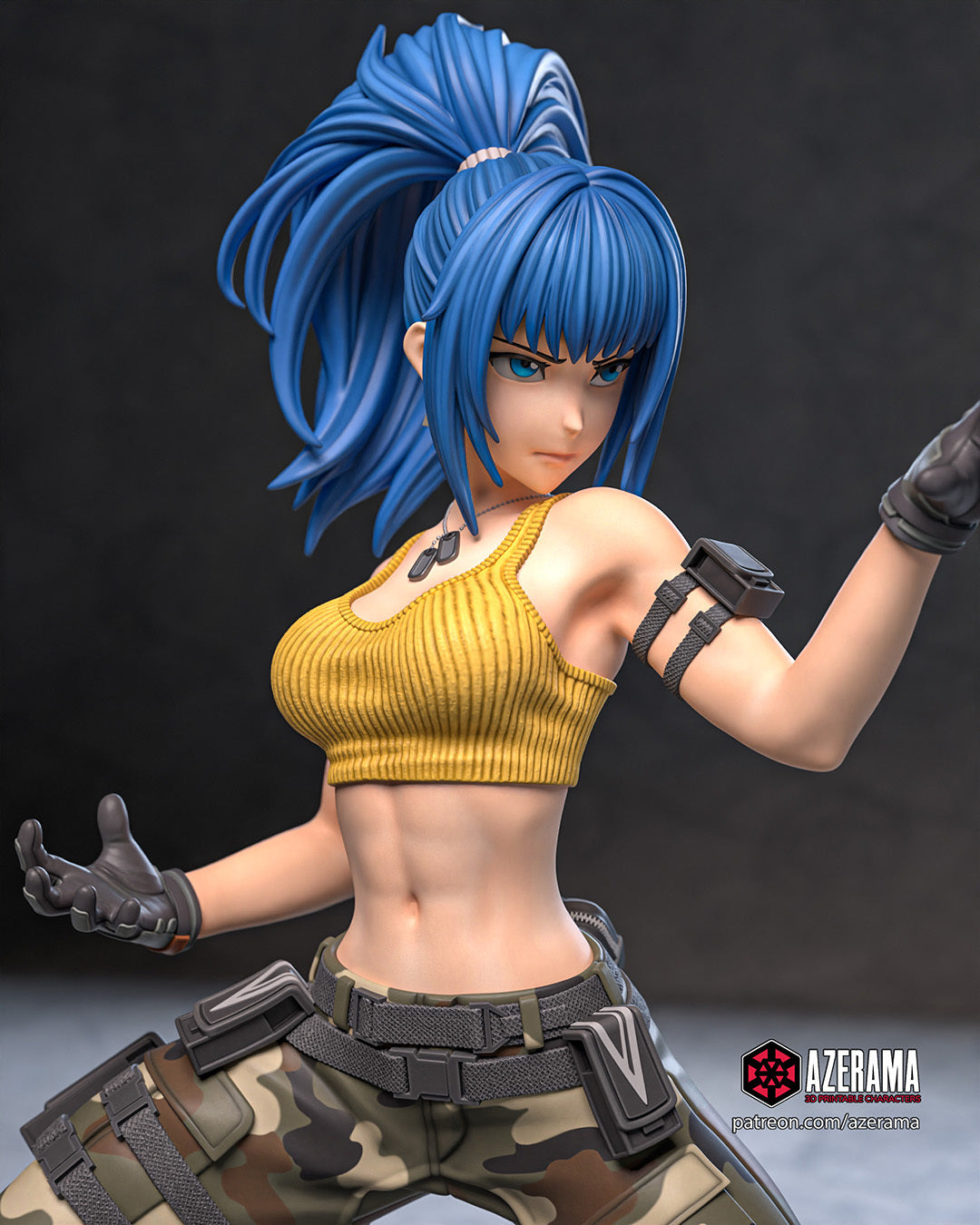 Silent Moonblade Statue