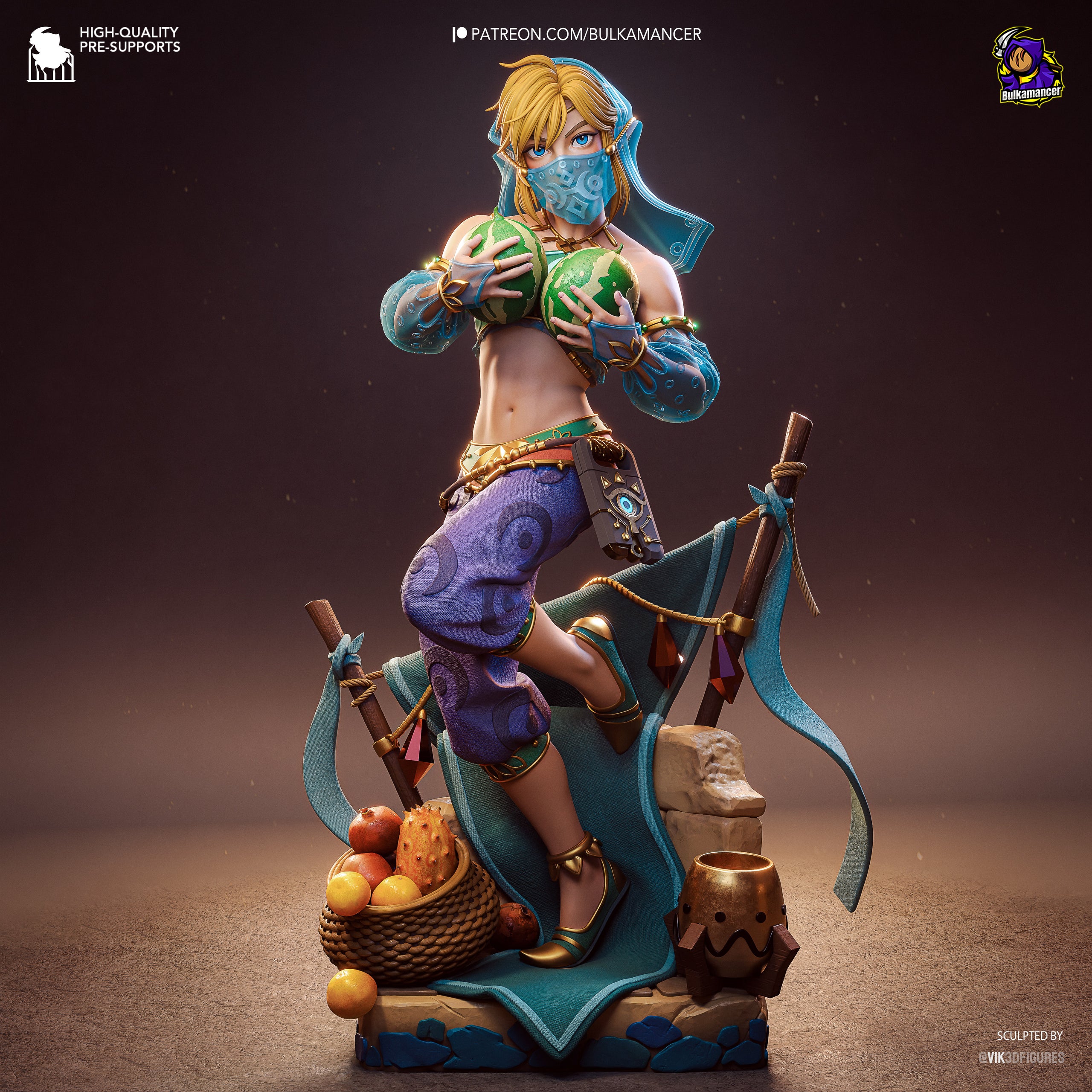 Desert Veil Hero Statue