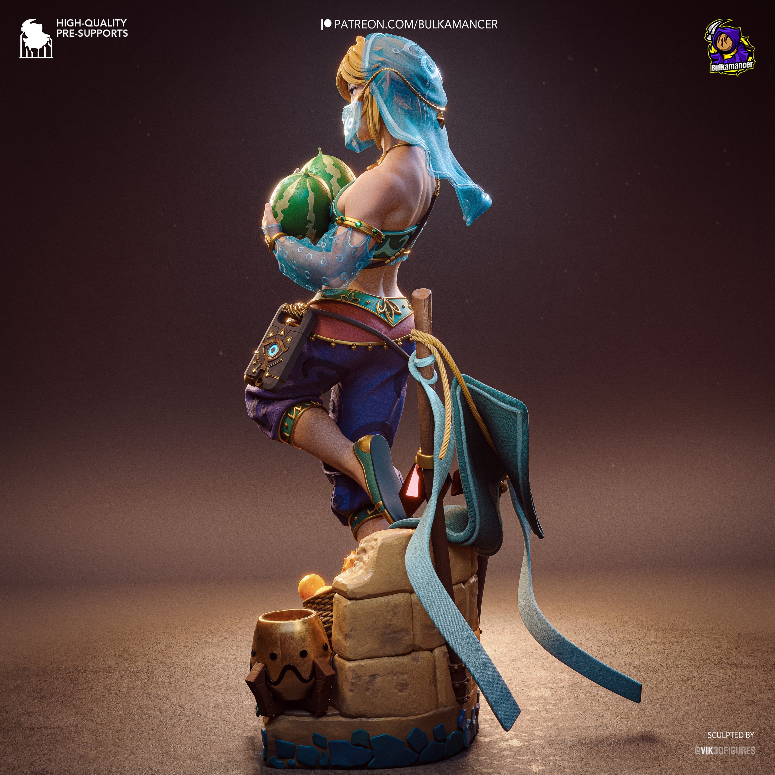 Desert Veil Hero Statue