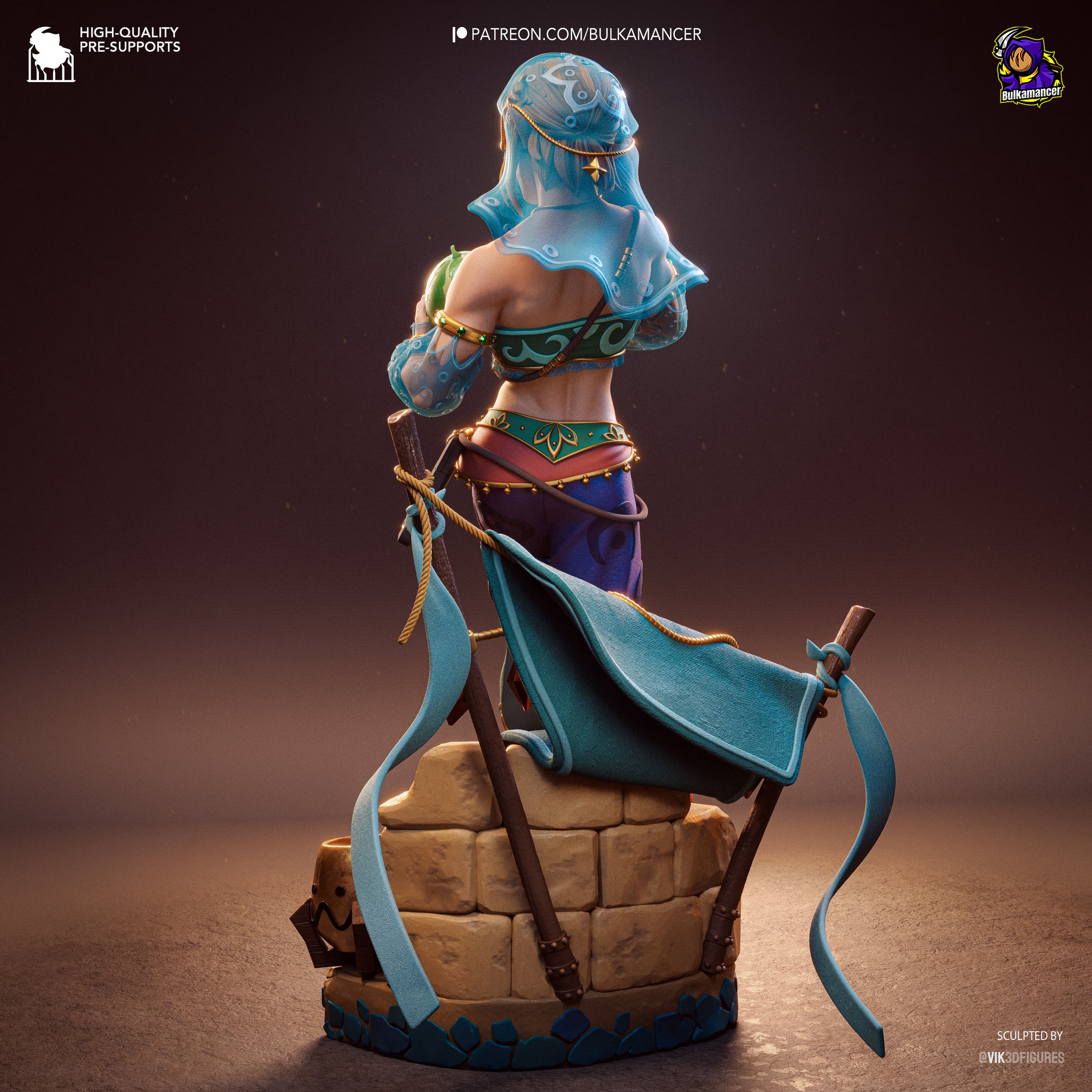 Desert Veil Hero Statue