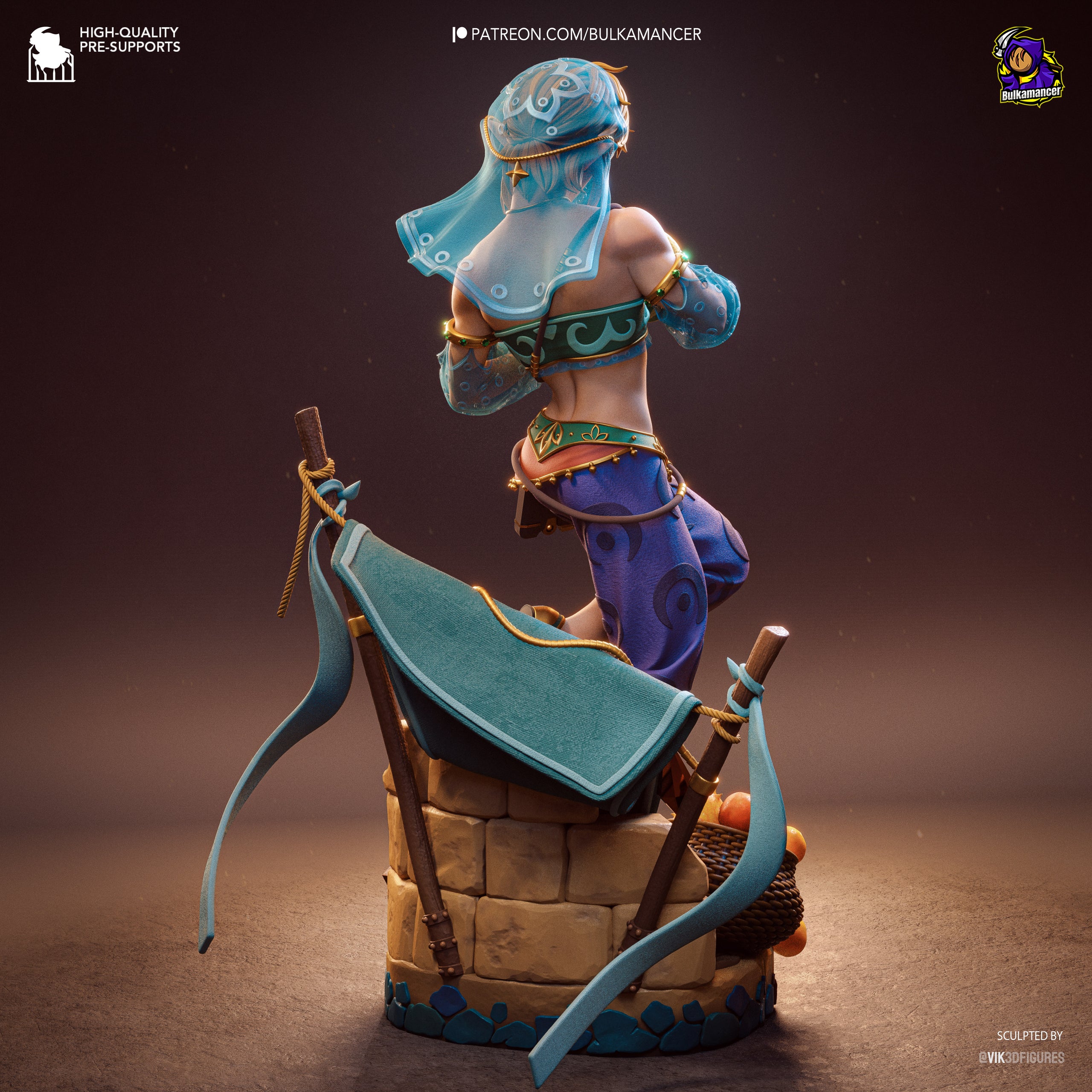 Desert Veil Hero Statue