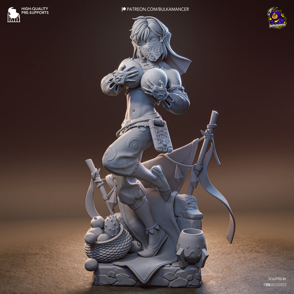 Desert Veil Hero Statue