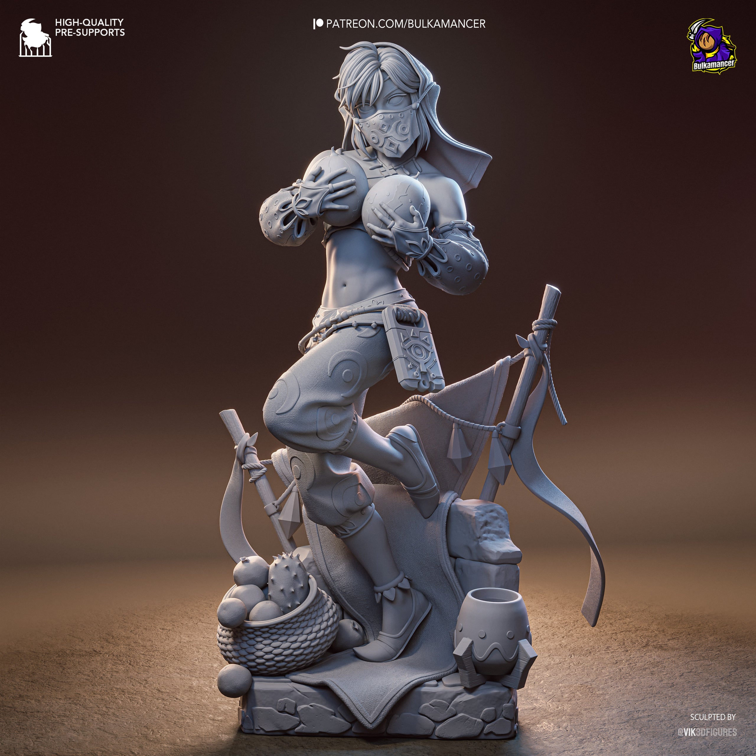 Desert Veil Hero Statue
