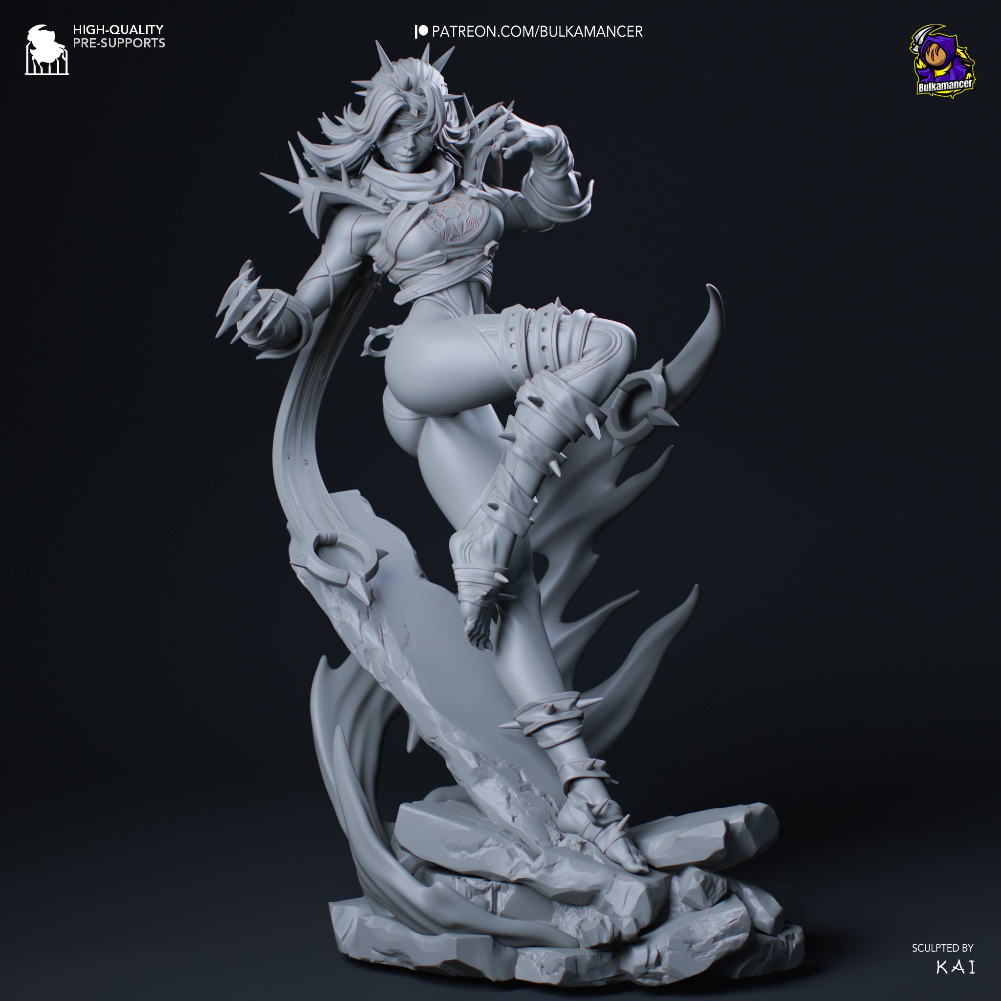 Dark Psychic Villainess Statue
