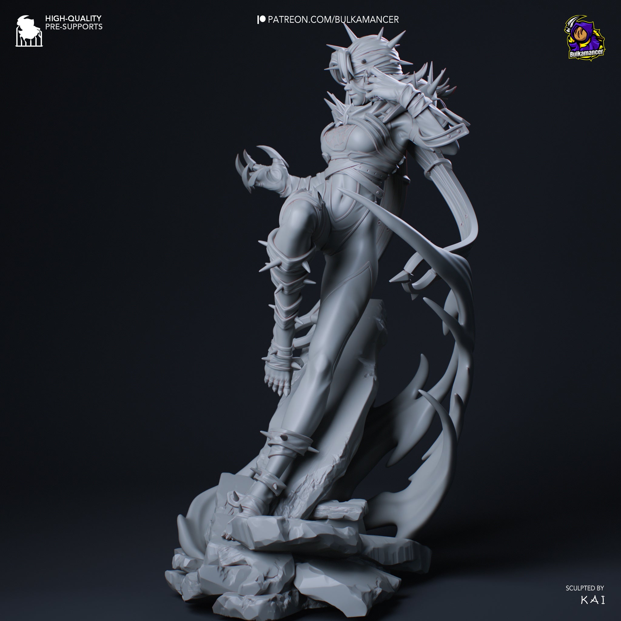 Dark Psychic Villainess Statue