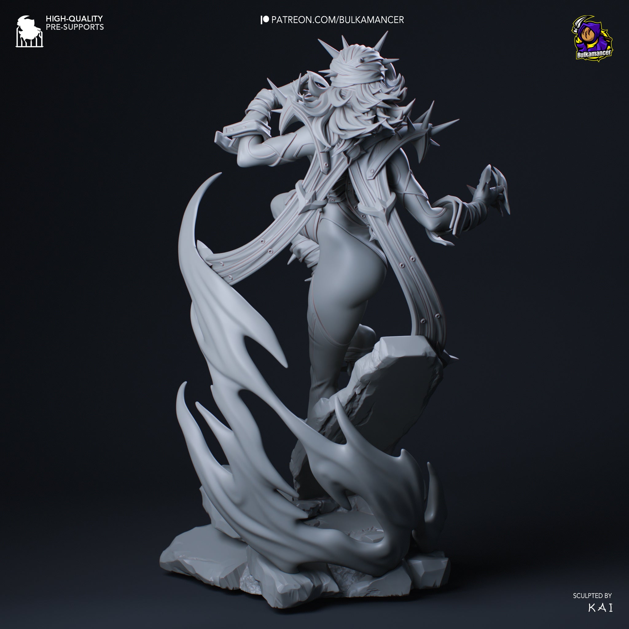 Dark Psychic Villainess Statue