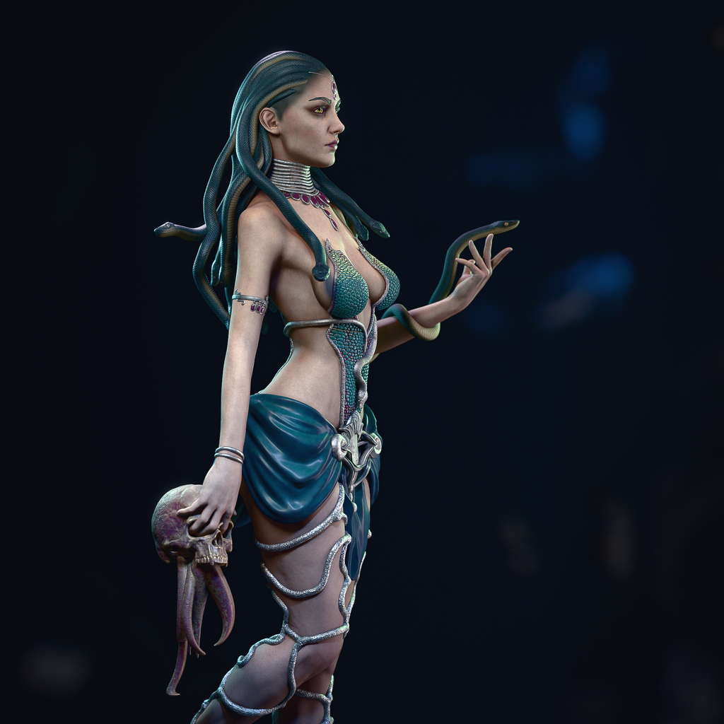 Medusa Serpent Queen Statue