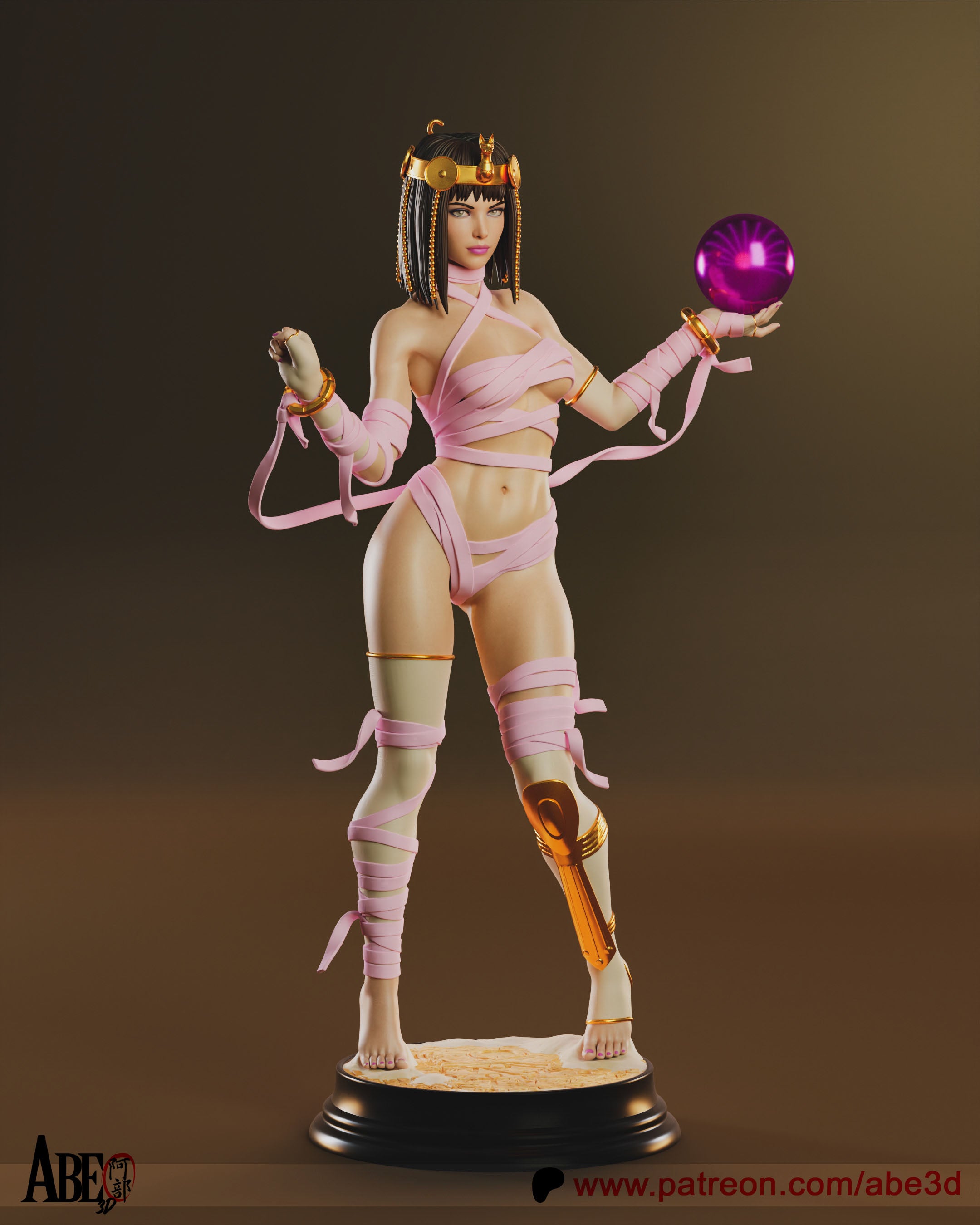 The Crystal Oracle Statue