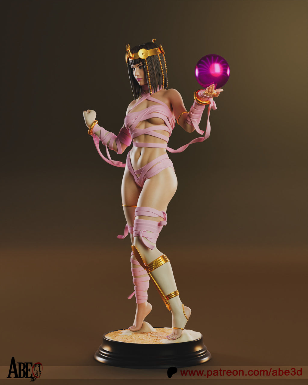 The Crystal Oracle Statue