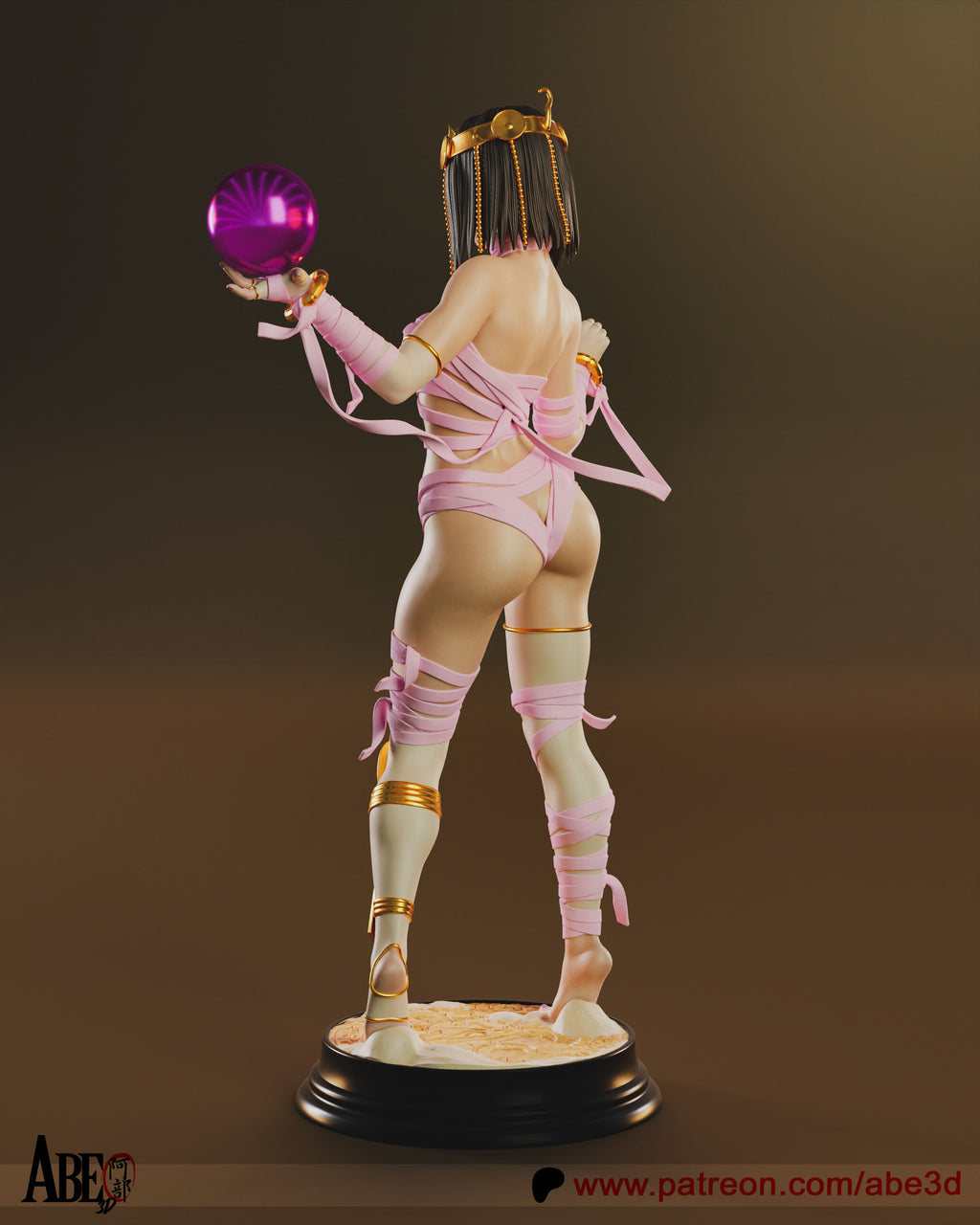 The Crystal Oracle Statue