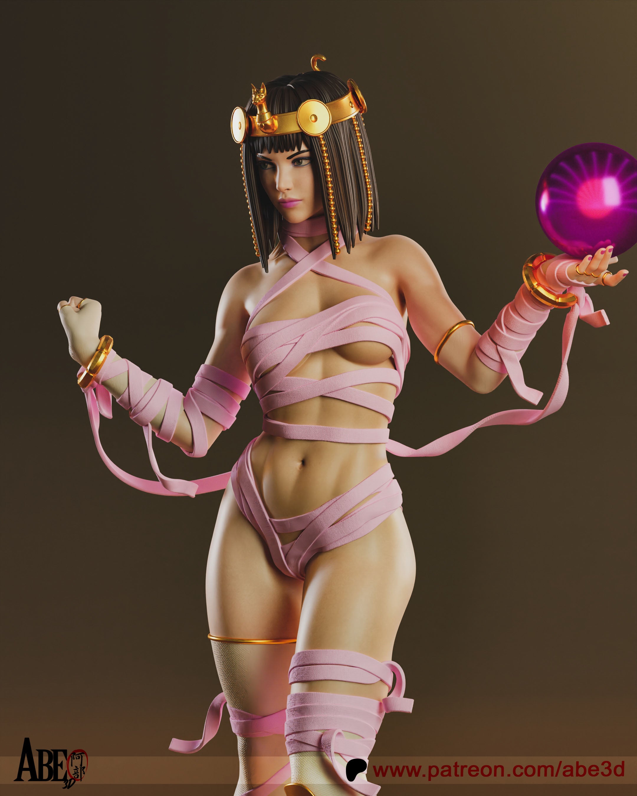 The Crystal Oracle Statue