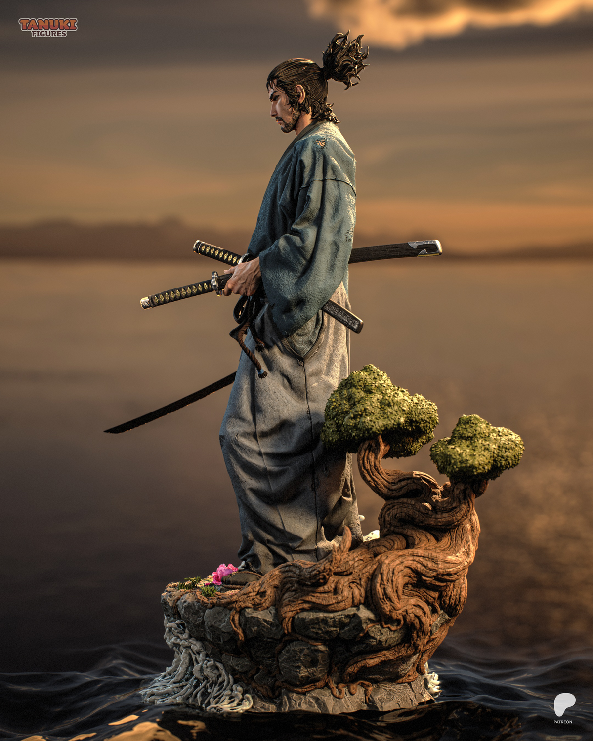 Miyamoto Musashi Statue