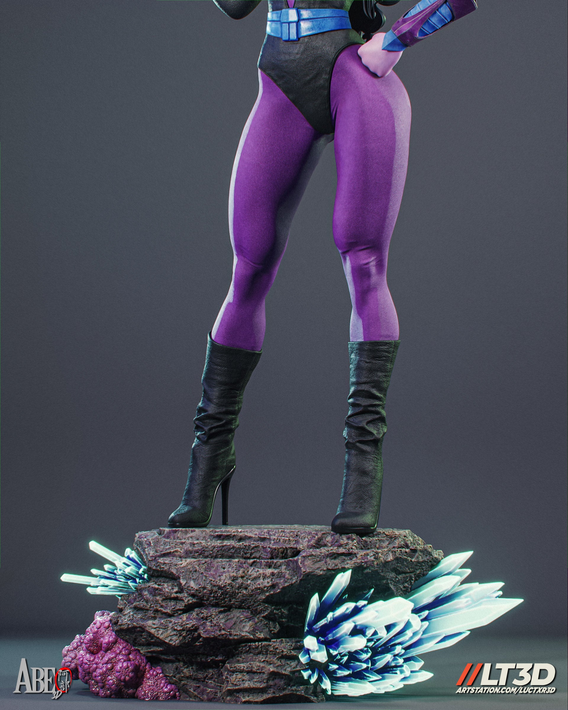 Cyber Assassin Statue