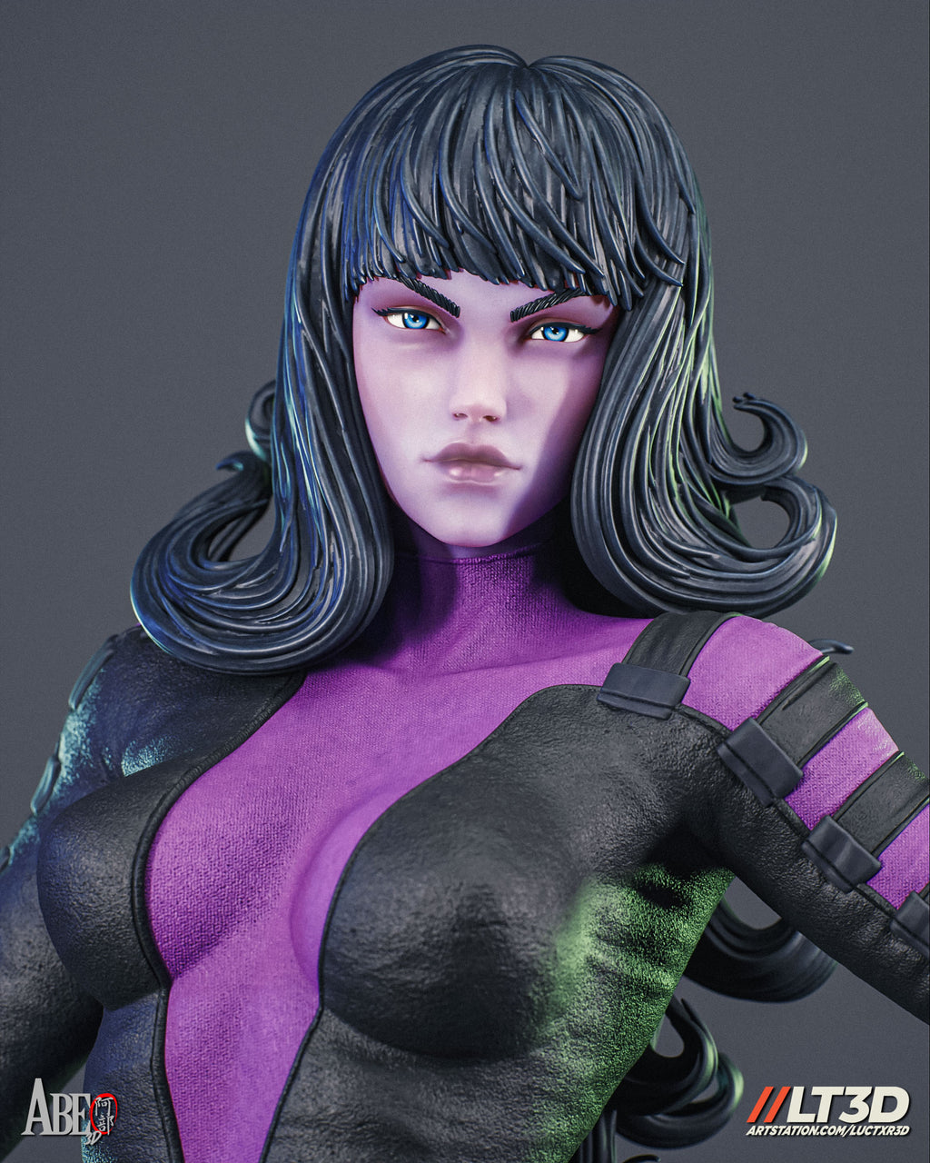 Cyber Assassin Statue