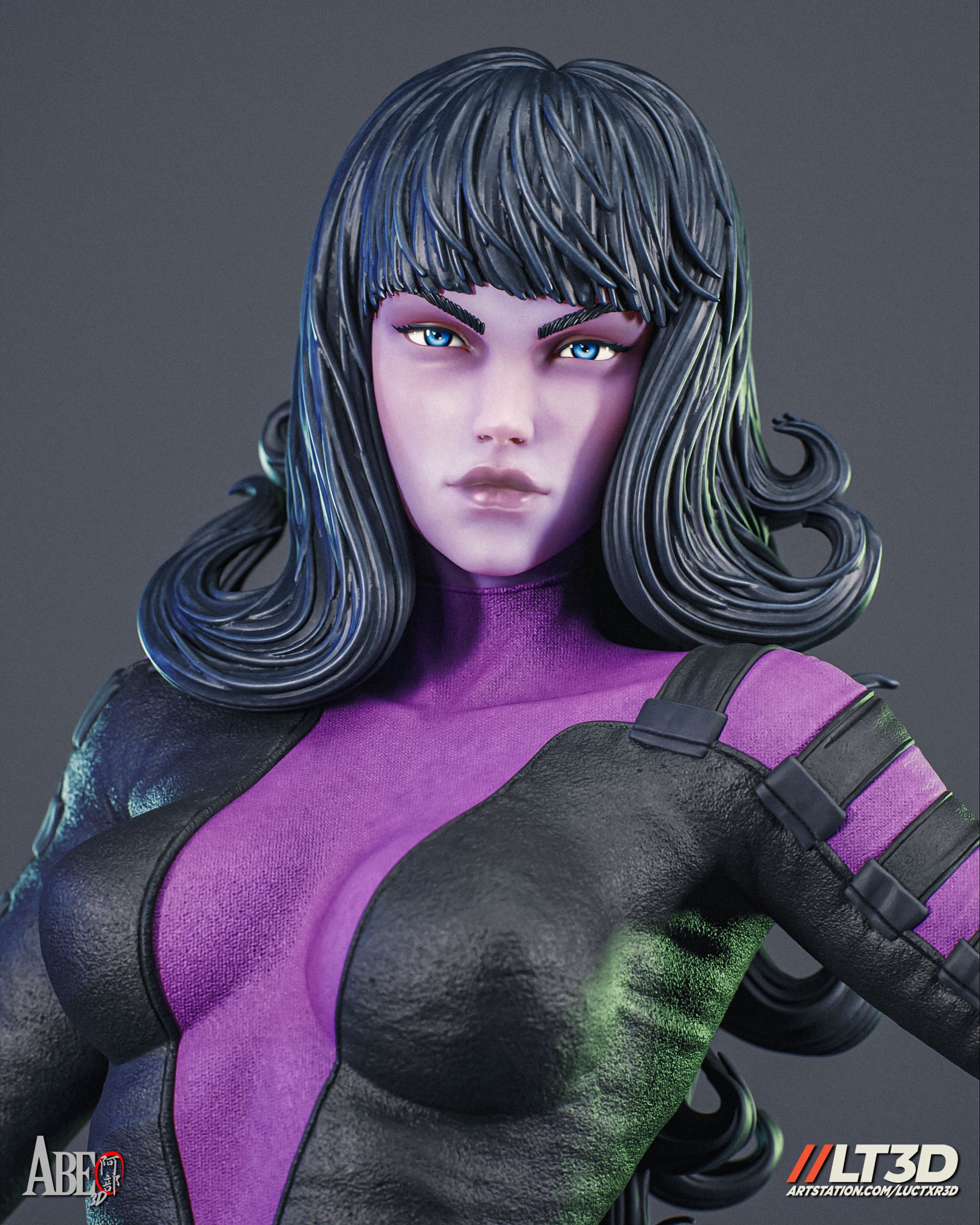 Cyber Assassin Statue