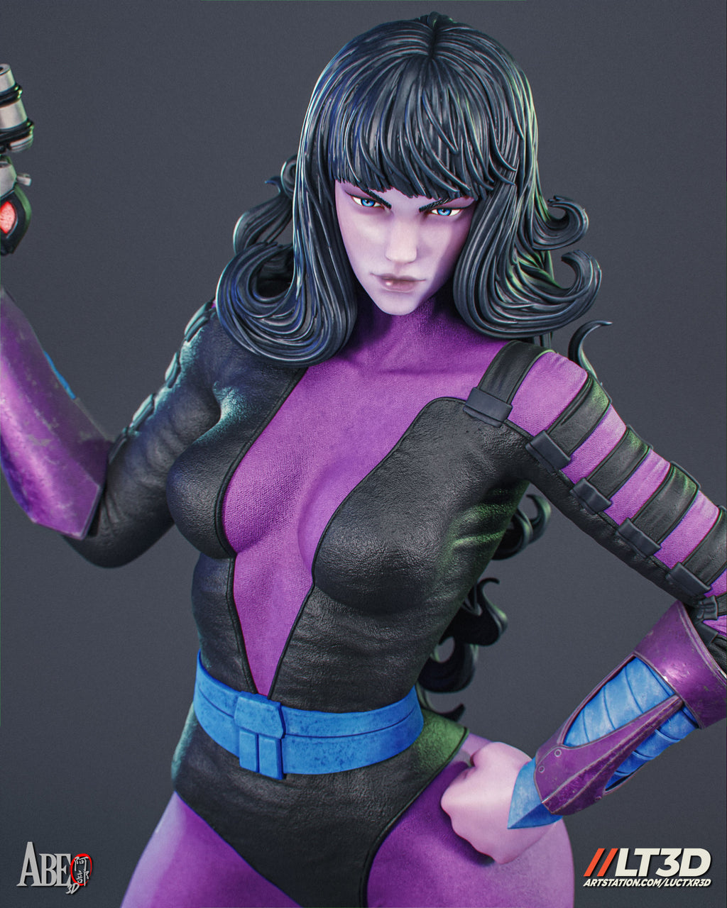 Cyber Assassin Statue