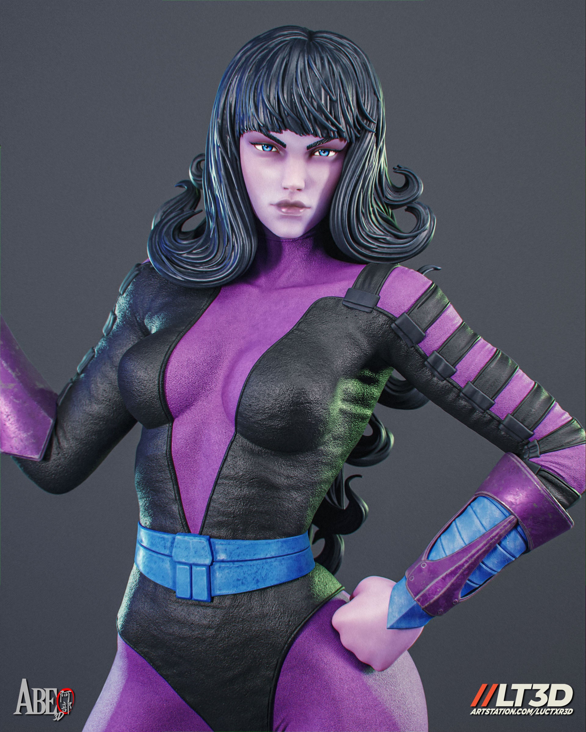Cyber Assassin Statue