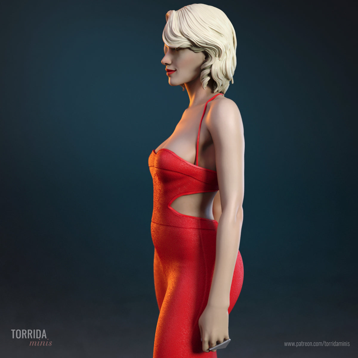 Synthetic Siren Statue
