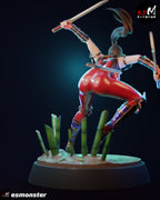 The Crimson Kunoichi Statue