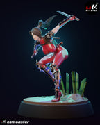 The Crimson Kunoichi Statue