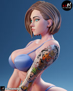 The Sexy Blue Statue