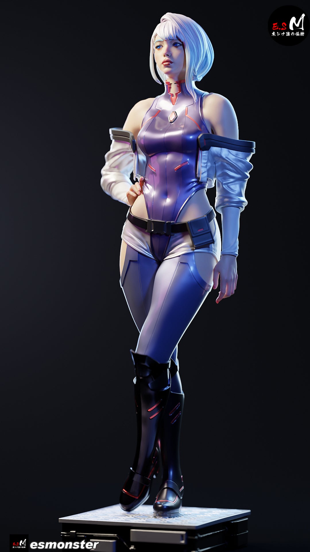 Moonwire Netrunner Statue