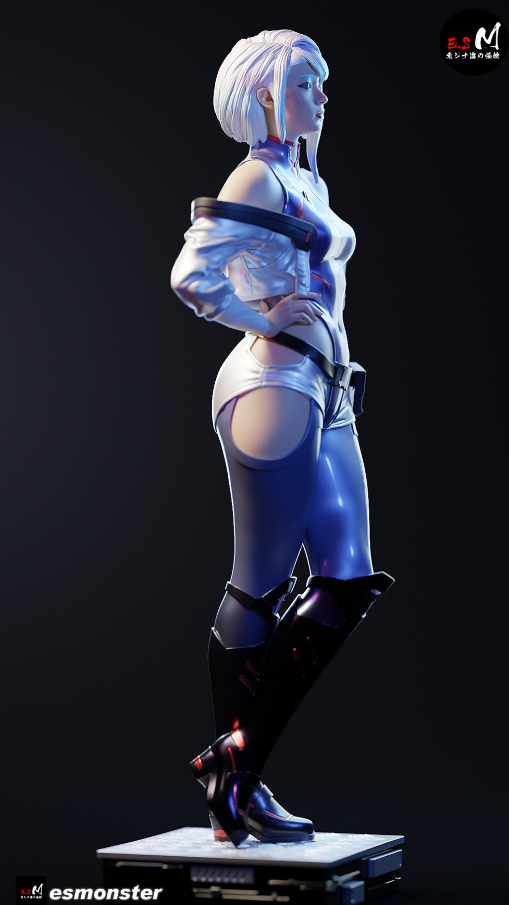 Moonwire Netrunner Statue