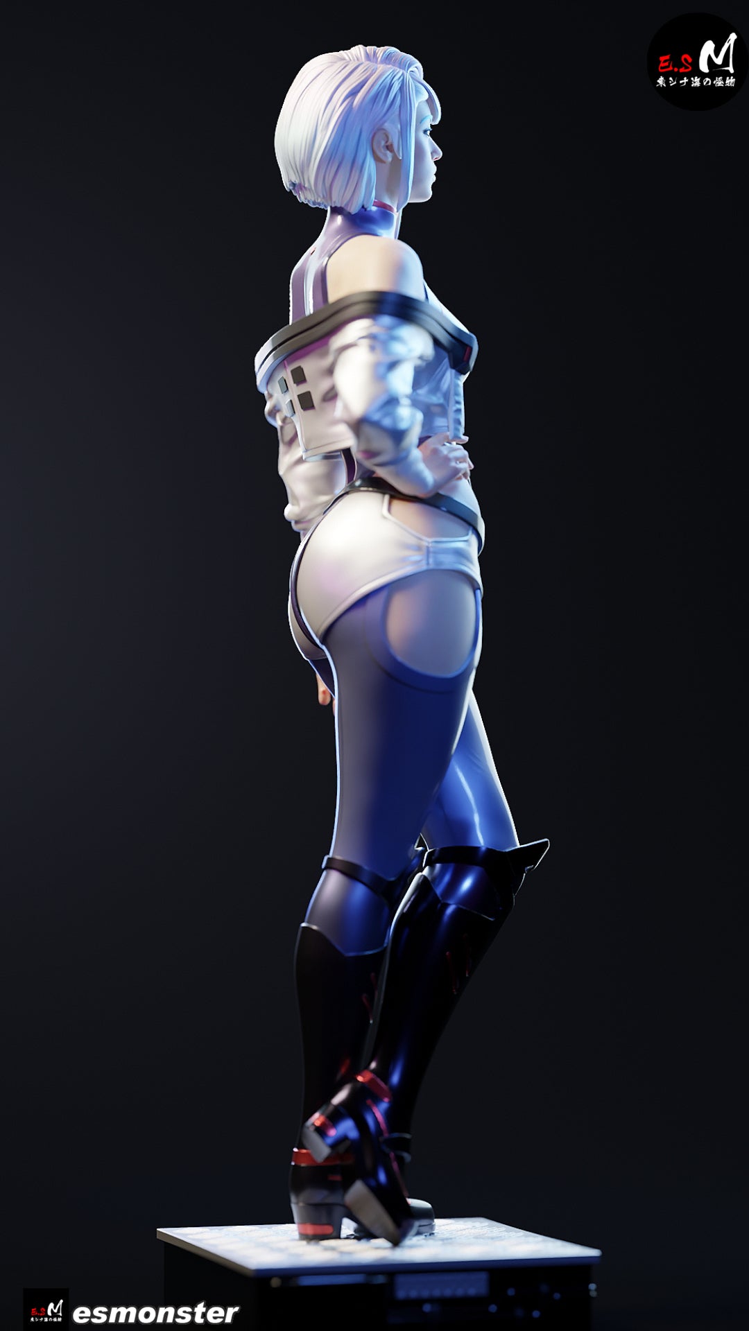 Moonwire Netrunner Statue