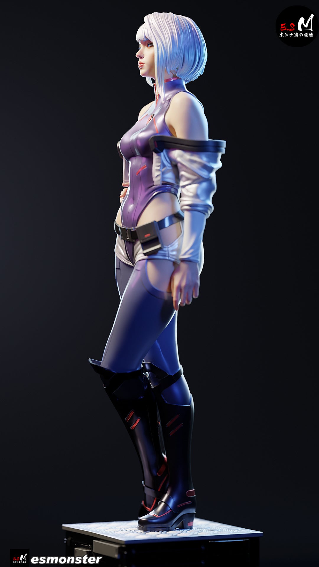 Moonwire Netrunner Statue