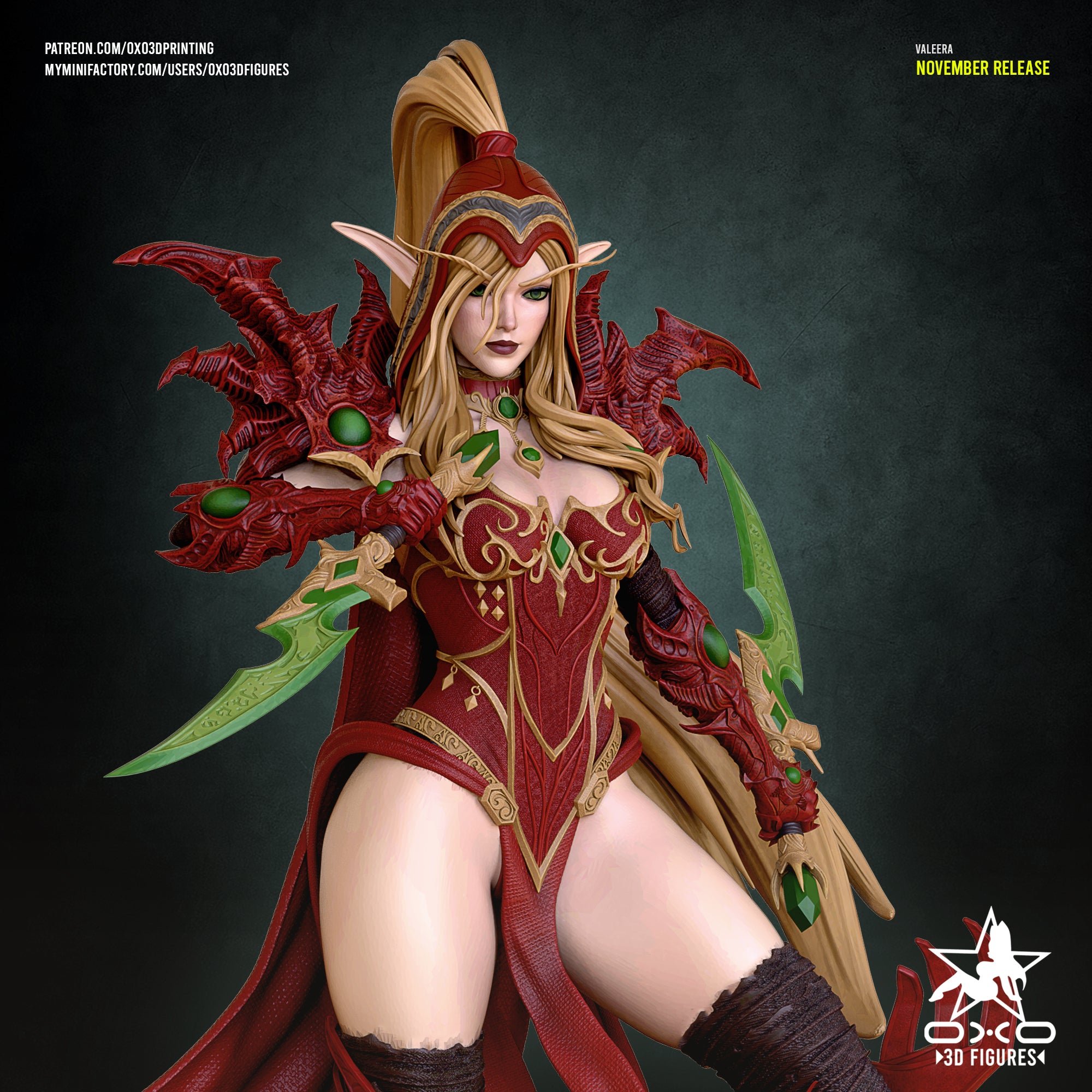 The Crimson Rogue Statue