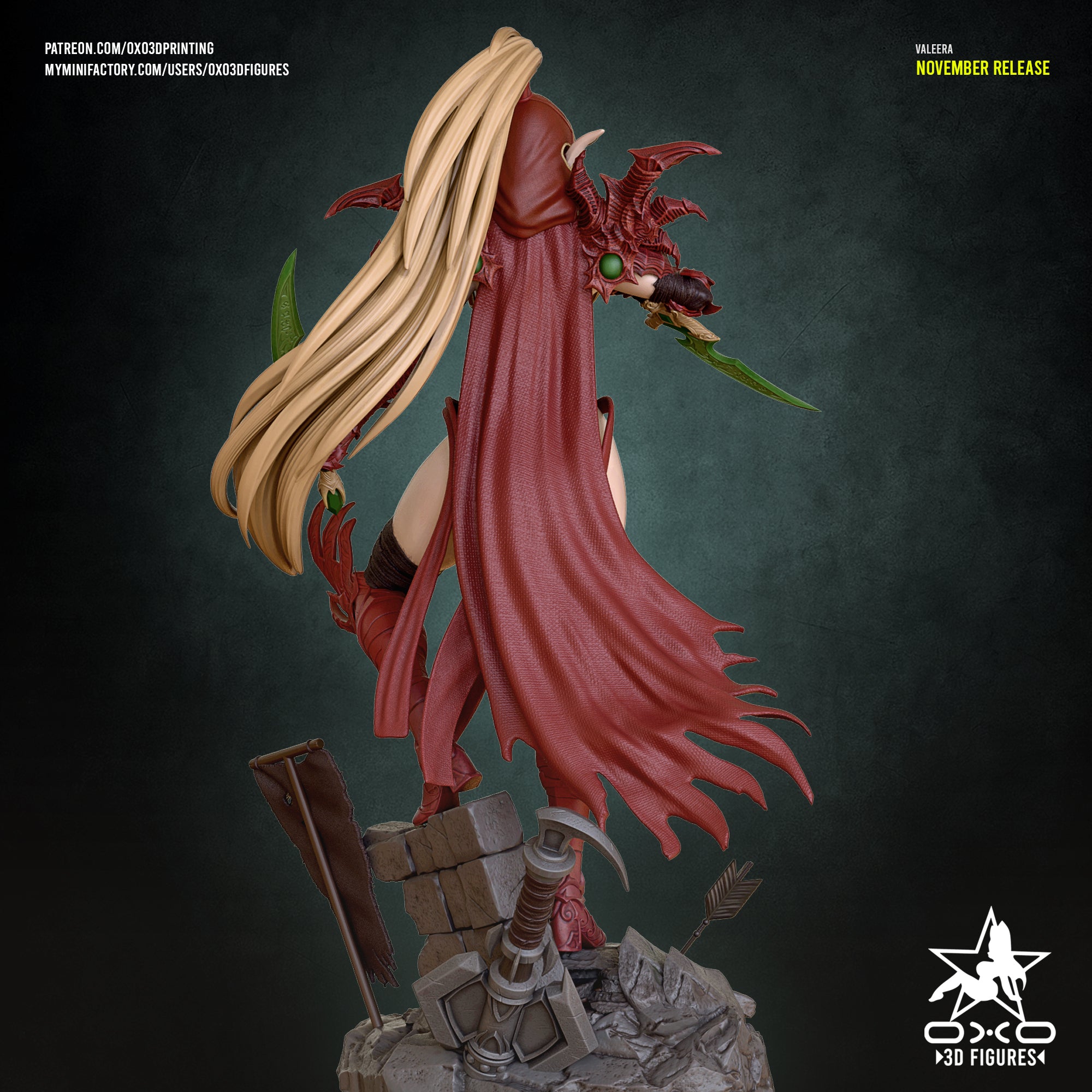 The Crimson Rogue Statue
