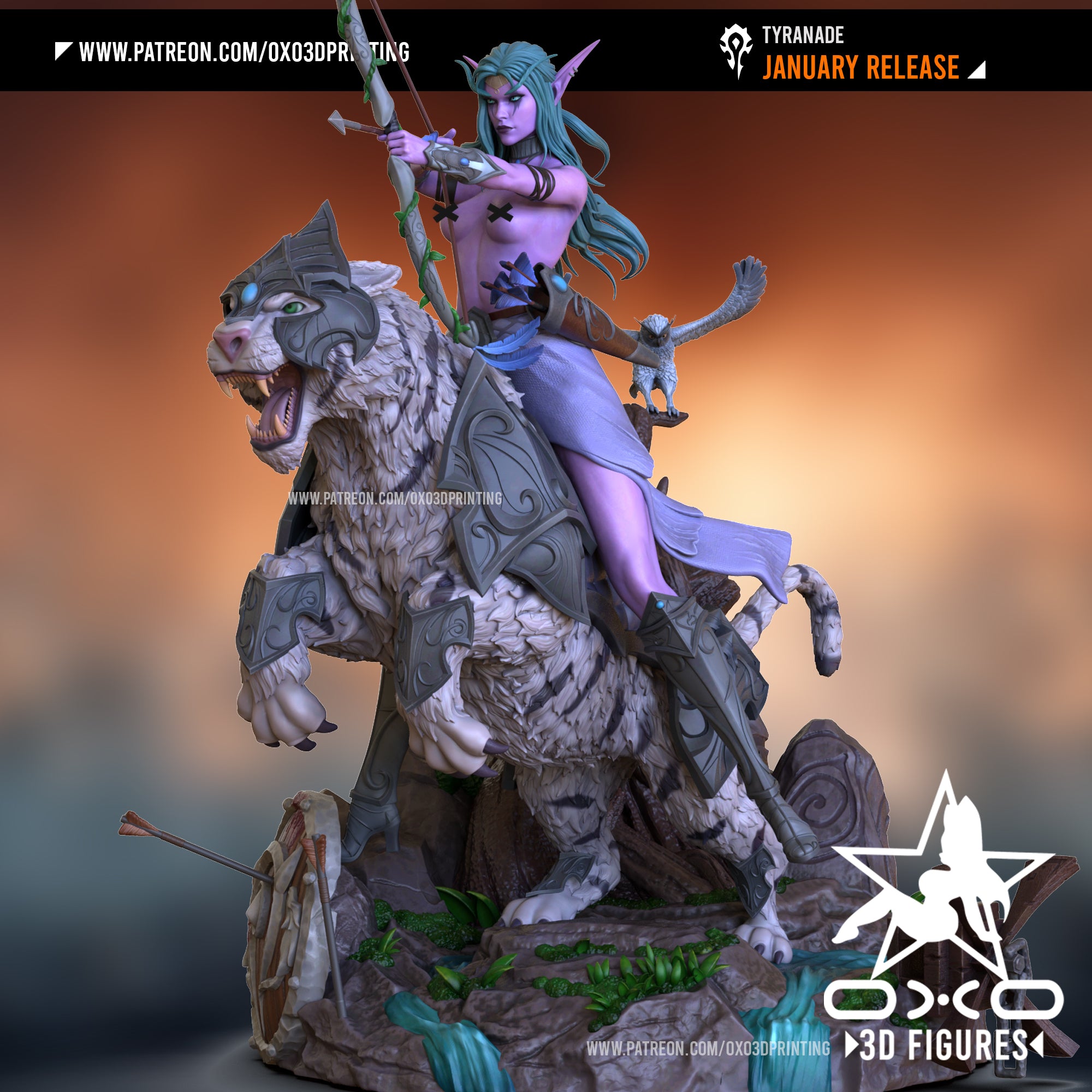 The Night Warrior Statue