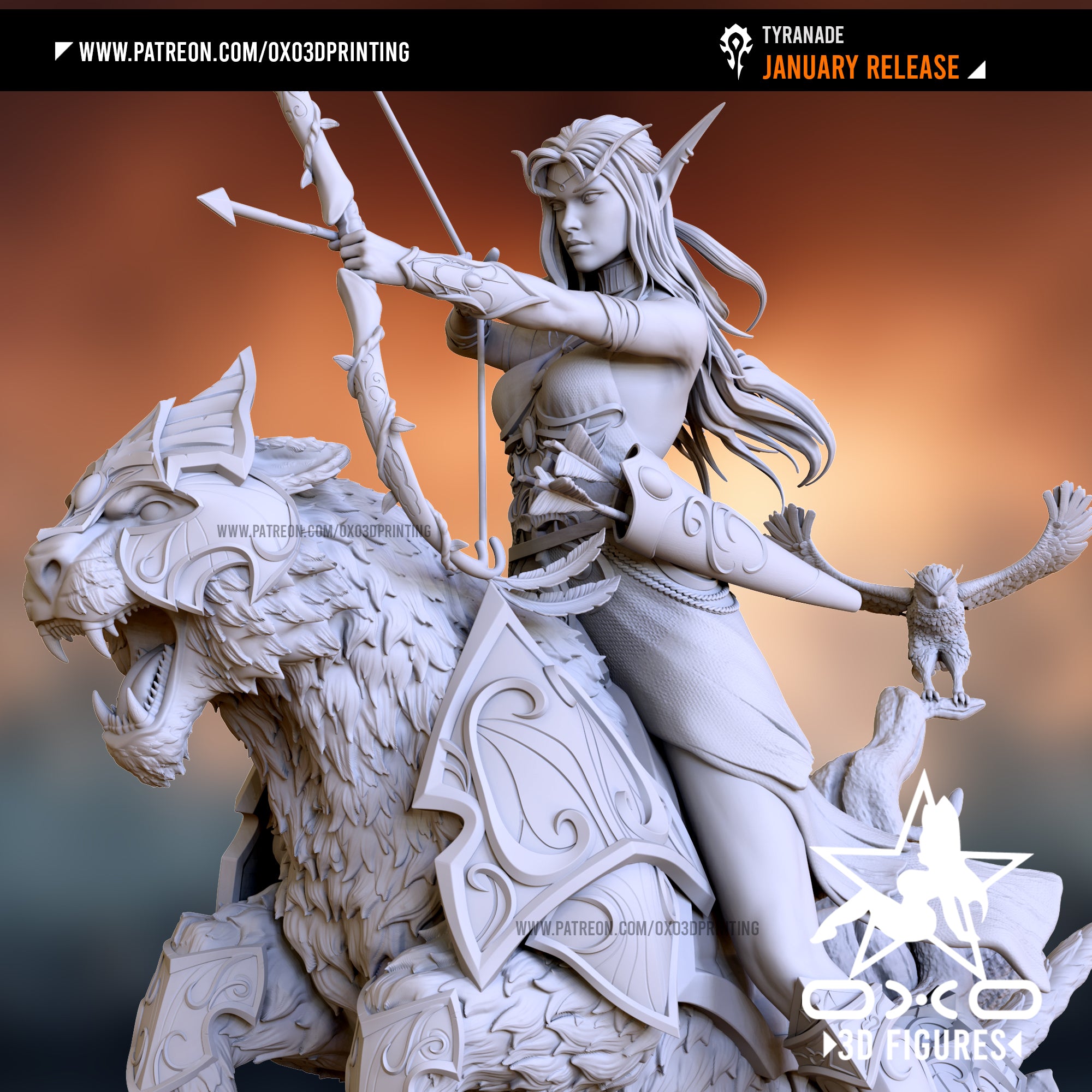 The Night Warrior Statue