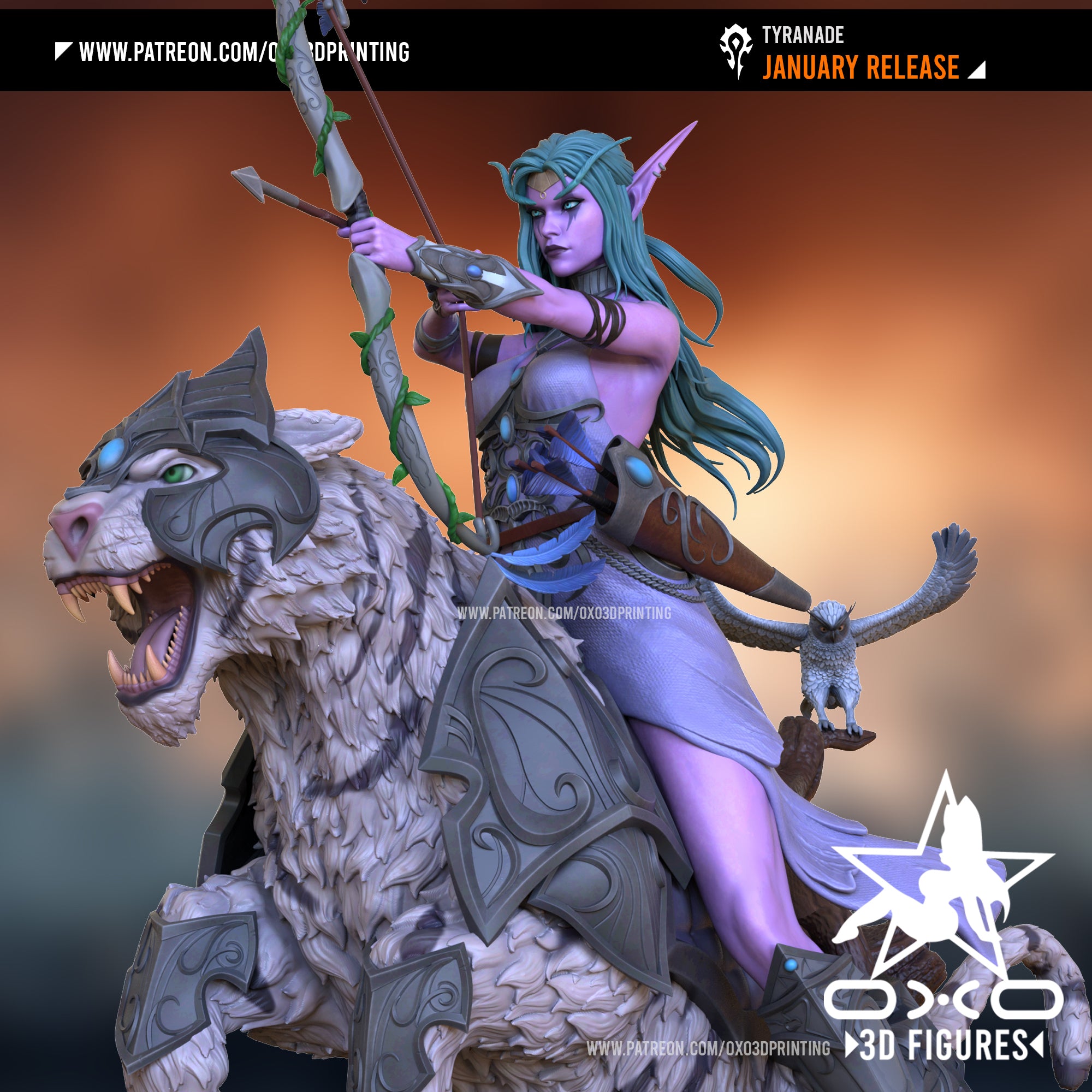 The Night Warrior Statue