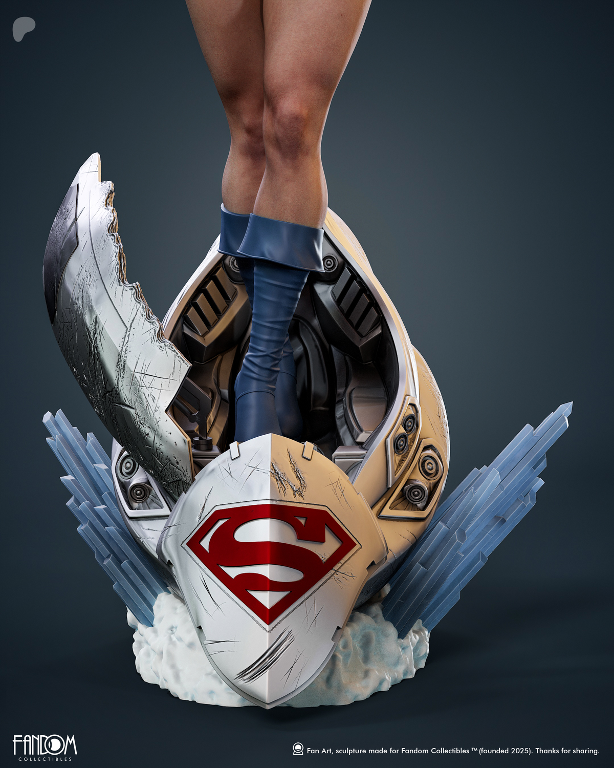 Kryptonian Legacy Statue