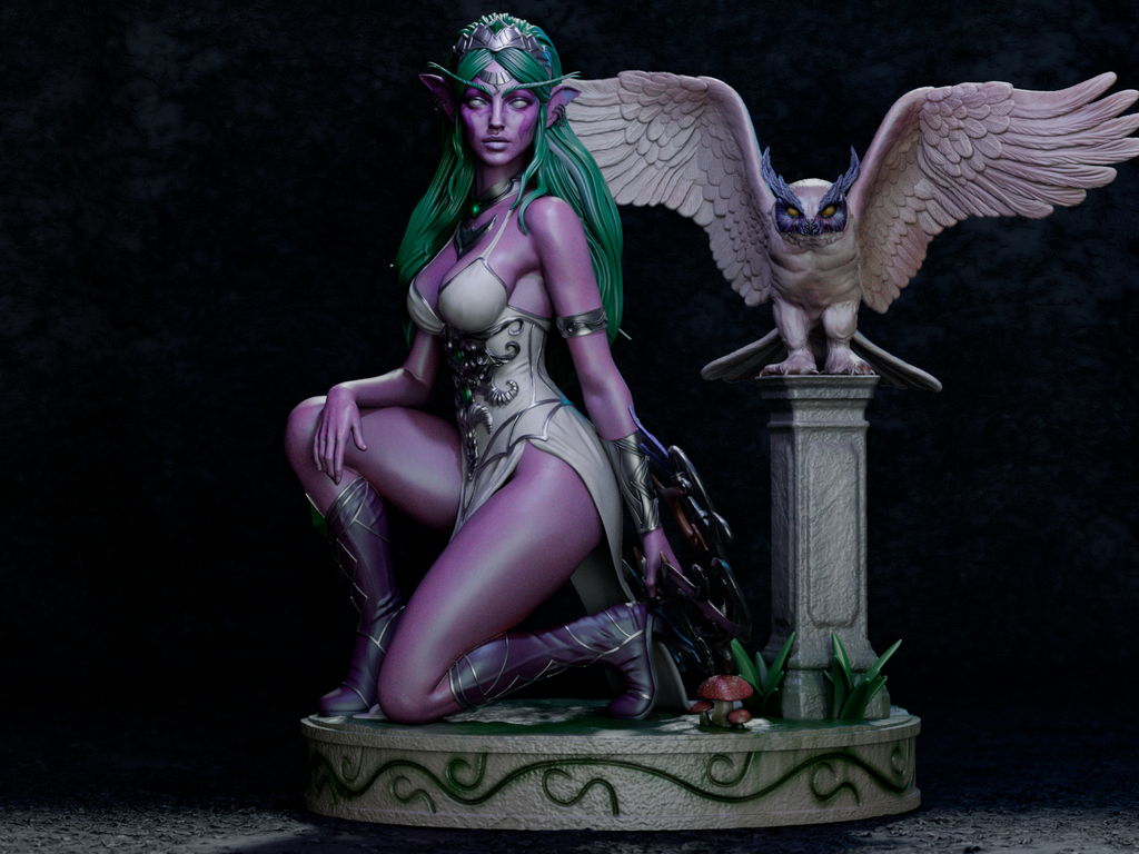 The Moon Priestess Statue