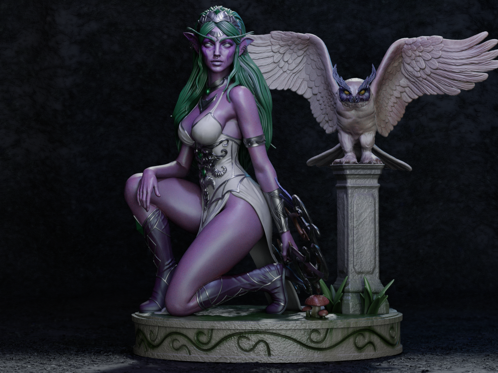 The Moon Priestess Statue
