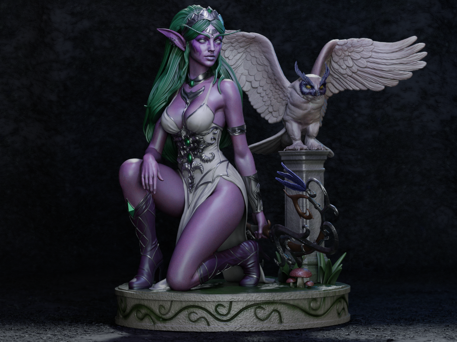 The Moon Priestess Statue