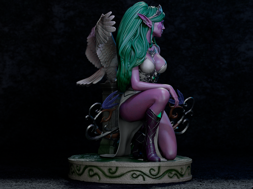 The Moon Priestess Statue