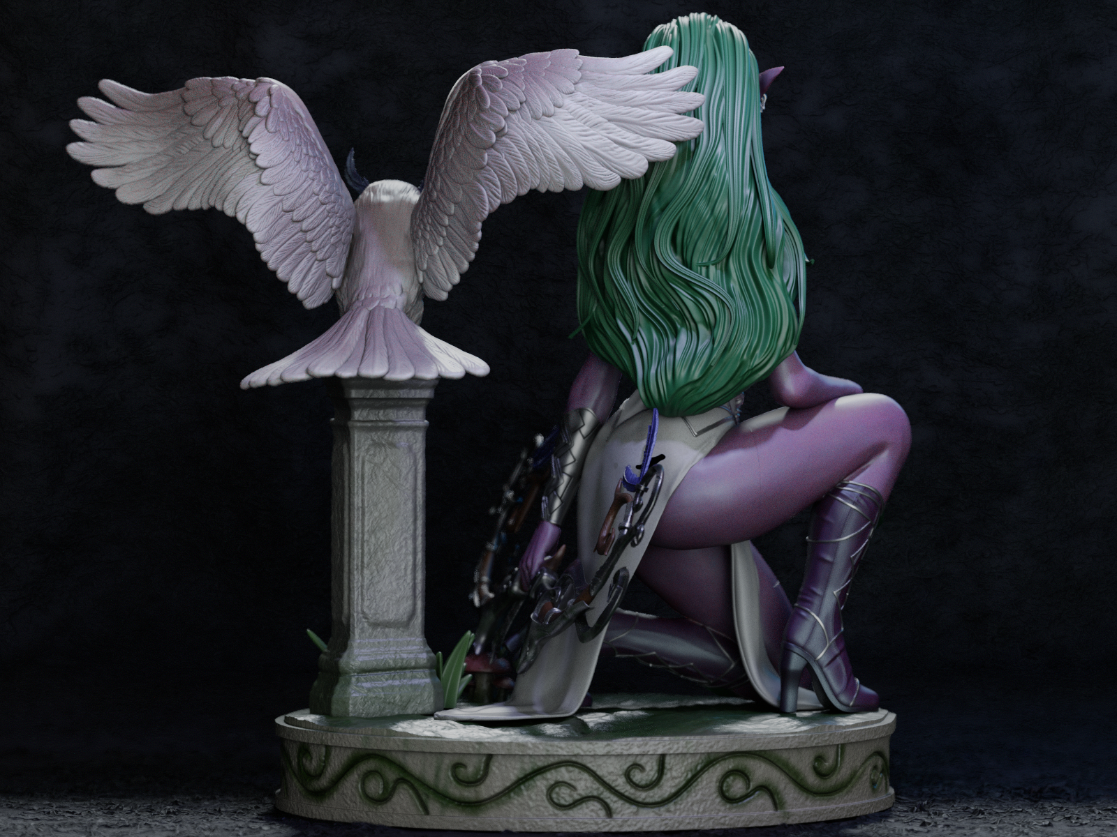 The Moon Priestess Statue