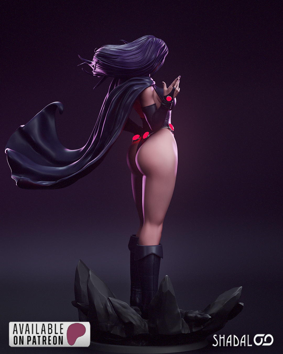 Dark Sorceress Statue