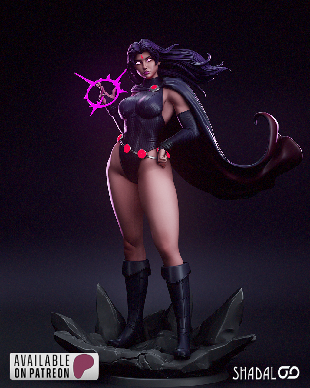 Dark Sorceress Statue