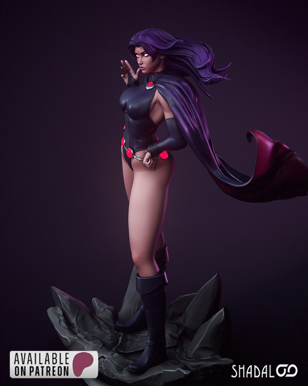 Dark Sorceress Statue