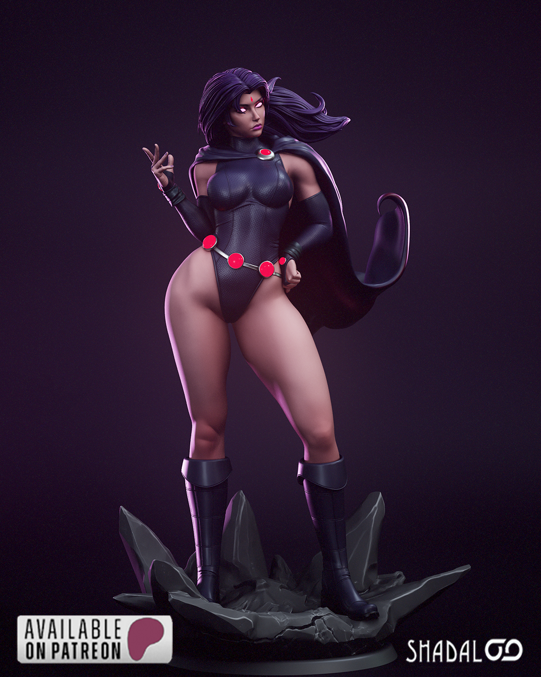 Dark Sorceress Statue