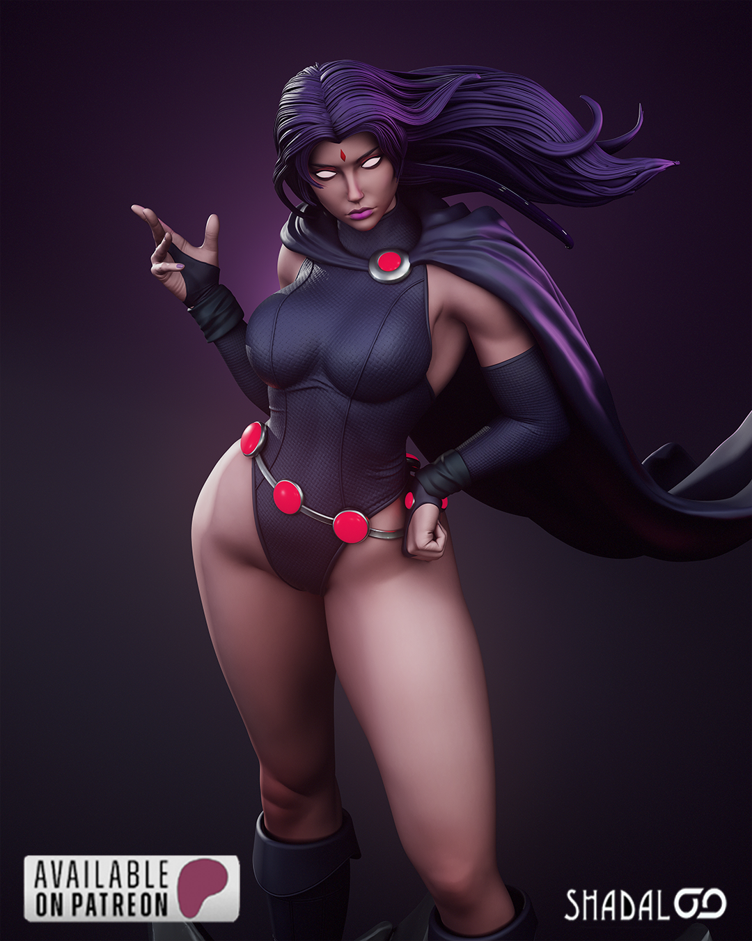 Dark Sorceress Statue