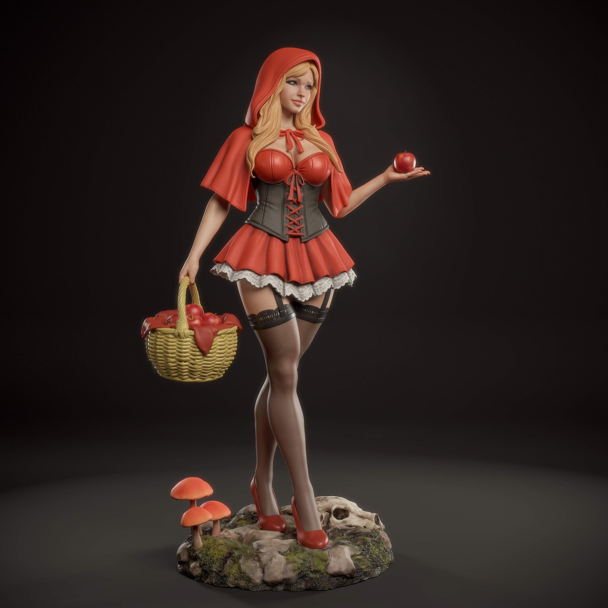 Crimson Hood Statue