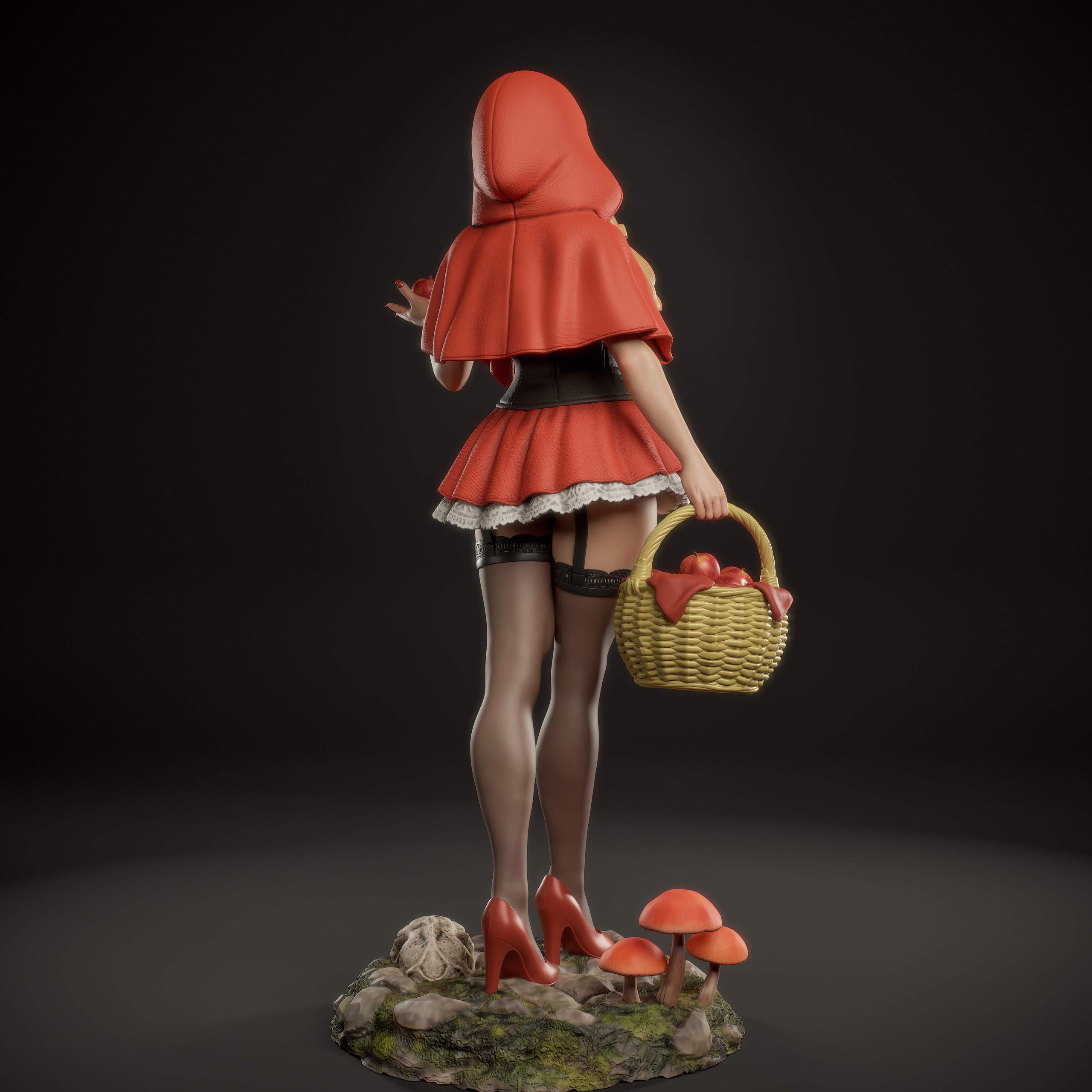 Crimson Hood Statue